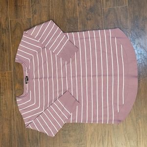 Purple stripe sweater
